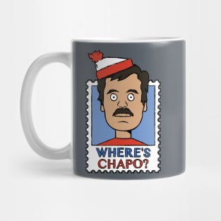 "Where's Chapo?" stamp Mug